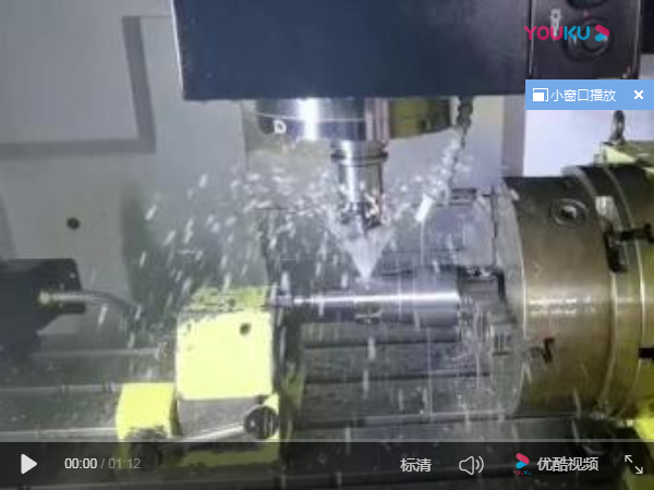 Indexing axis machining of the core component of cam divider